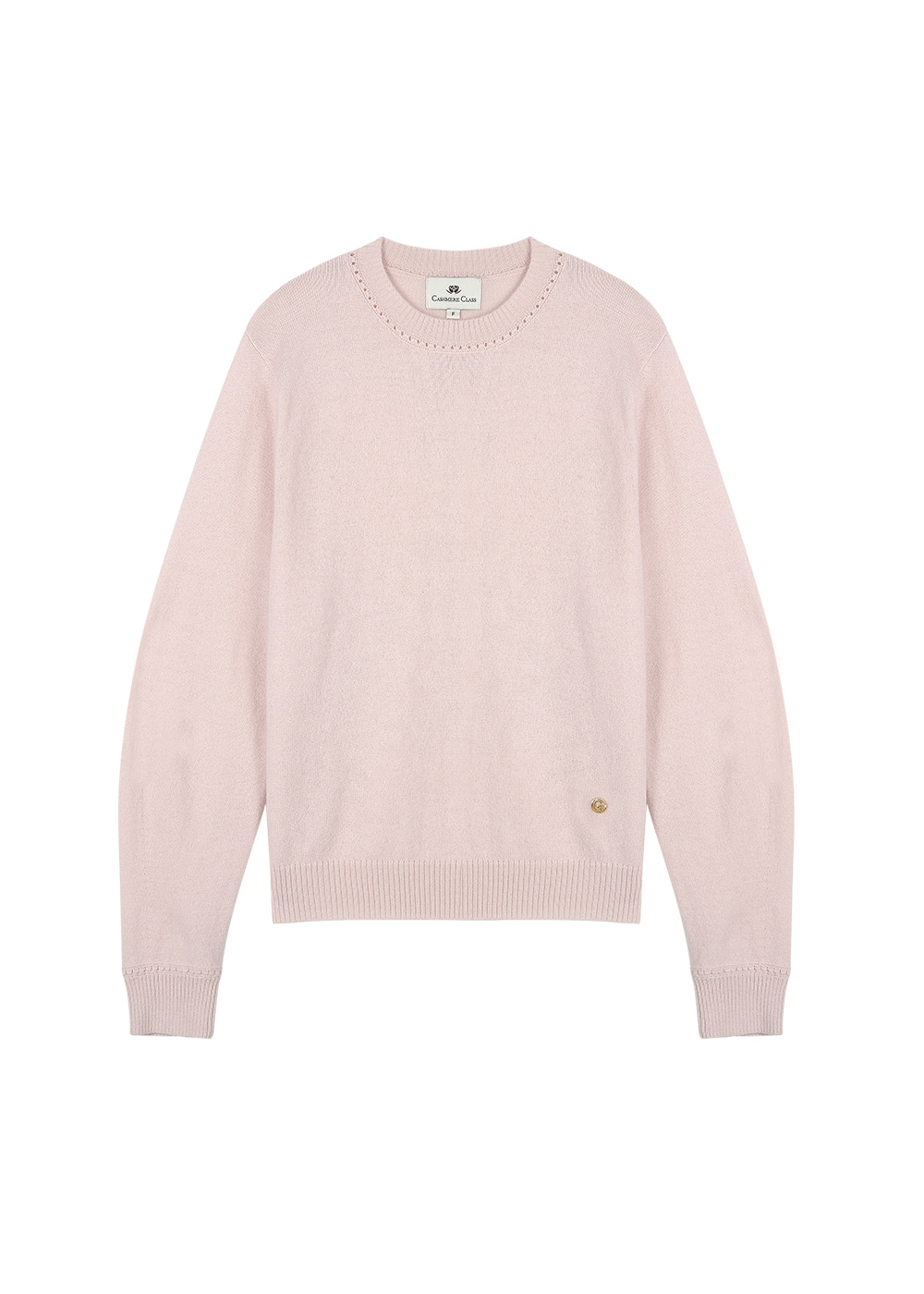 Round curved sleeve pullover(soft lilac)